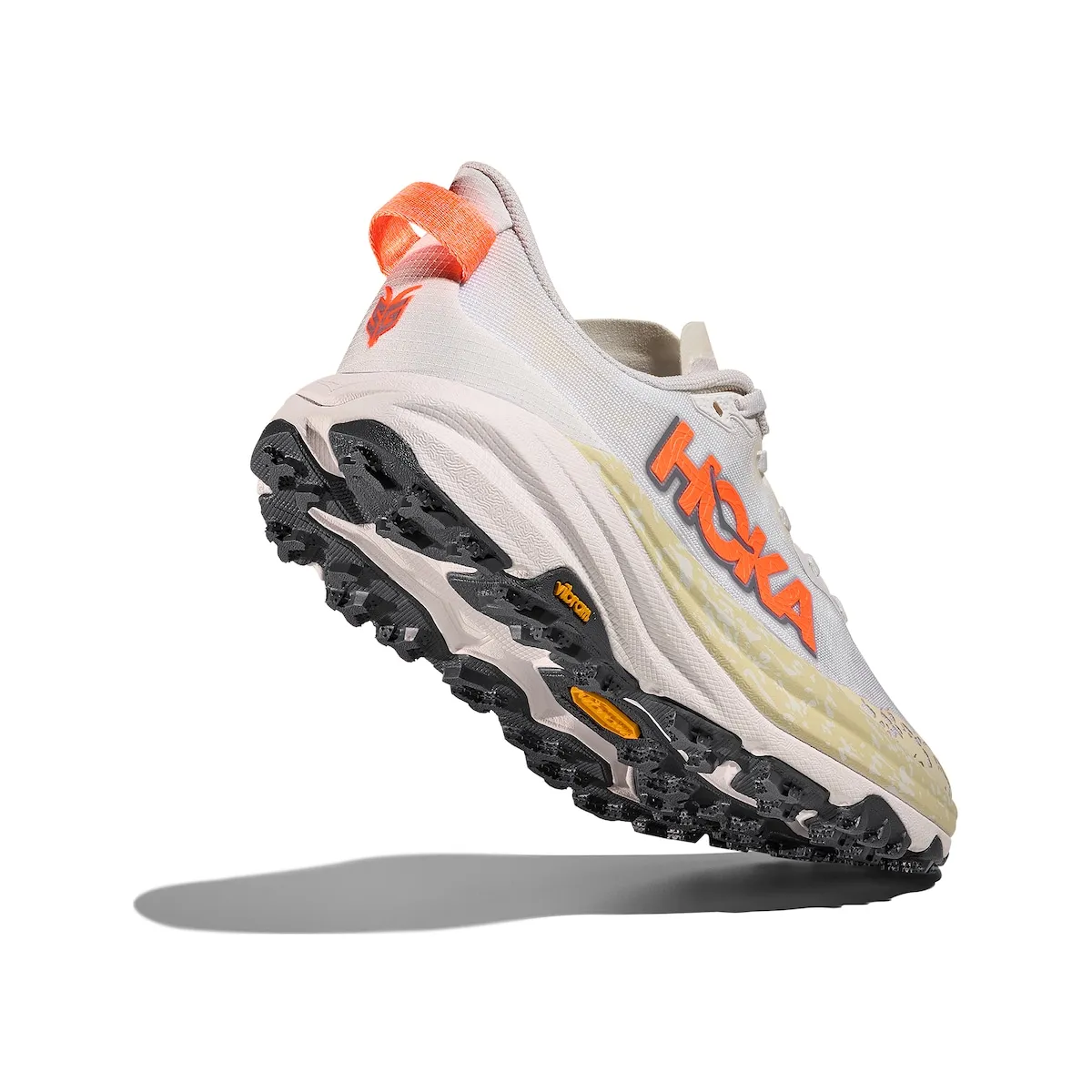 Женские трейловые кроссовки SPEEDGOAT 4 Hoka, белый/оранжевый — фото 4