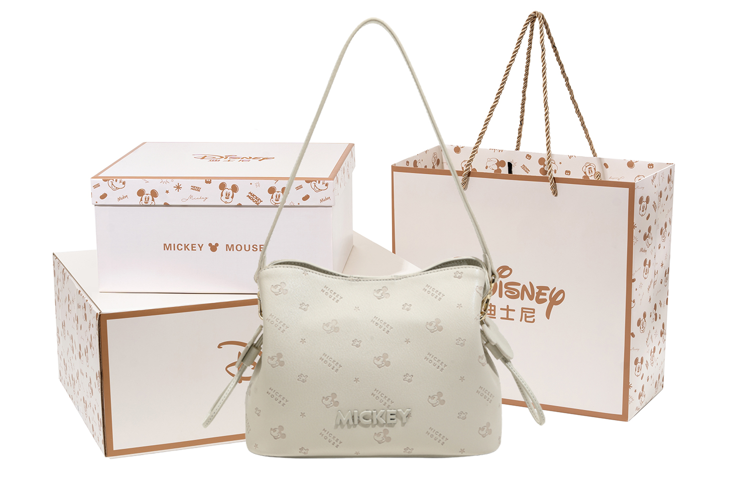 

Disney Микки серии ПУ сумка через плечо косметичка дамбо женская разноцветная, White