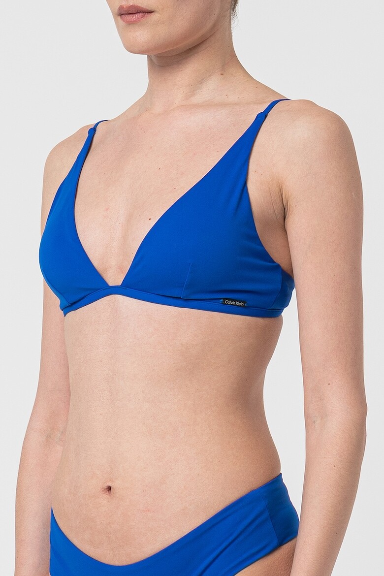 

Лиф бикини с треугольными чашками Calvin Klein, синий