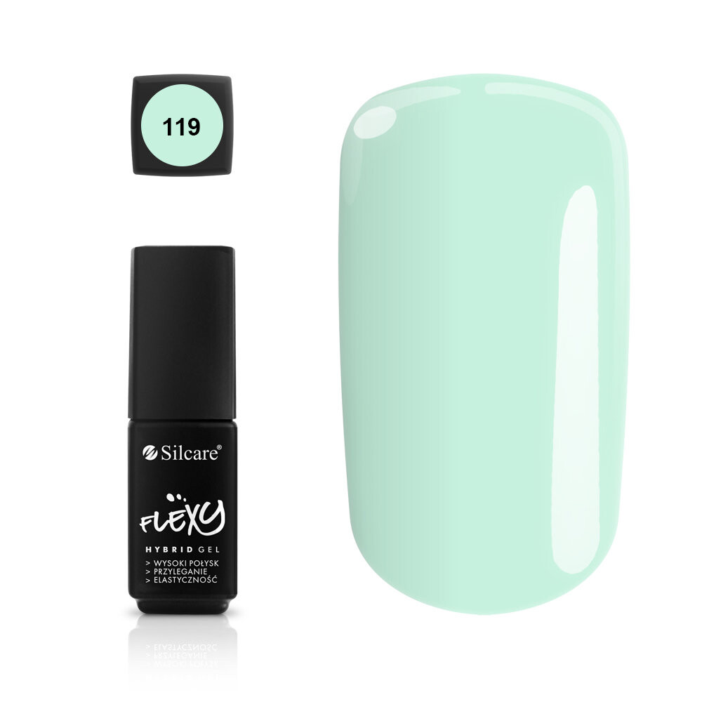 

Silcare, Flexy Hybrid Gel, гибридный лак, 119, 4,5 г