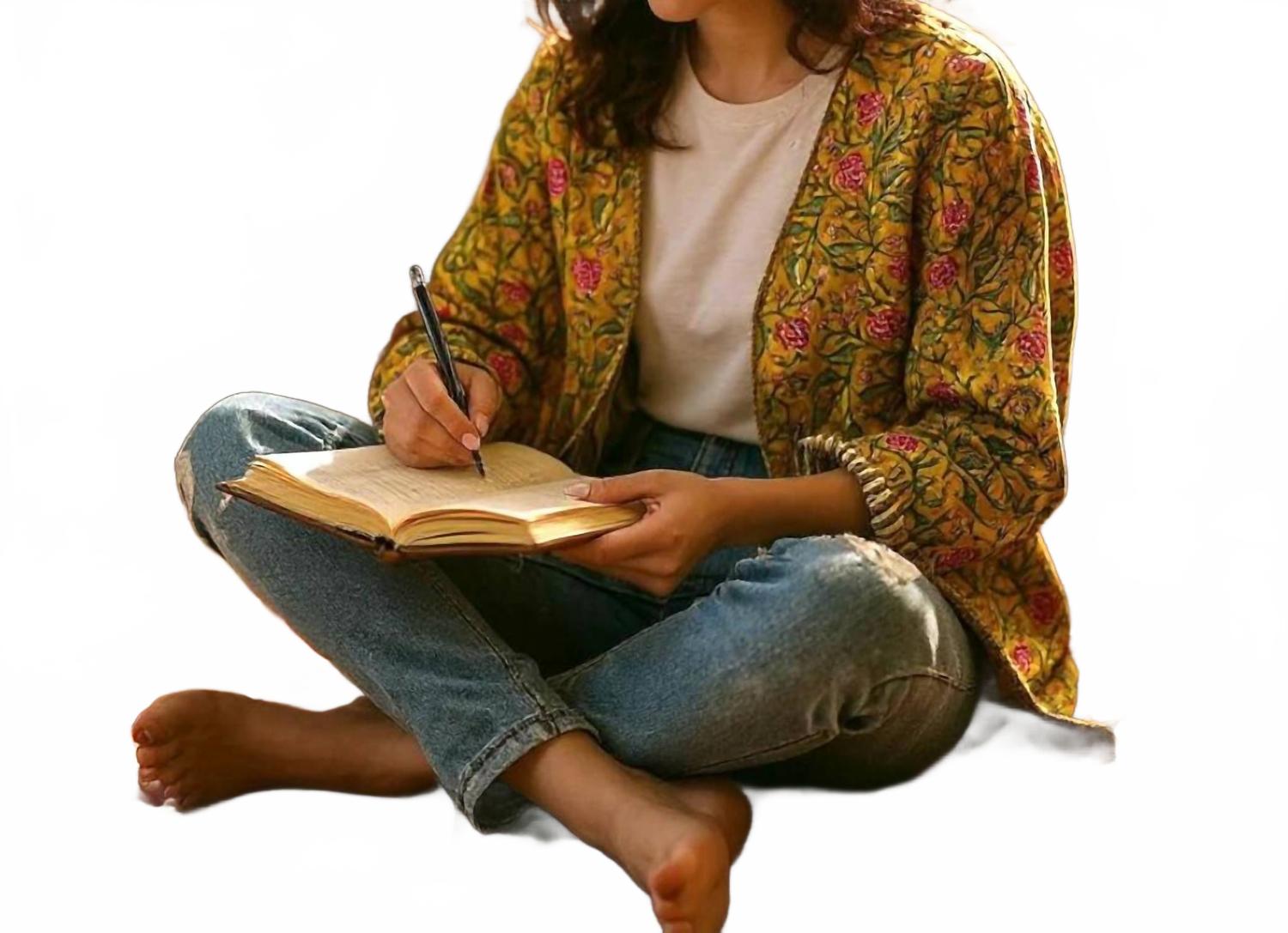 

Двусторонняя стеганая куртка Zoie горчичного цвета Farylina, горчичный