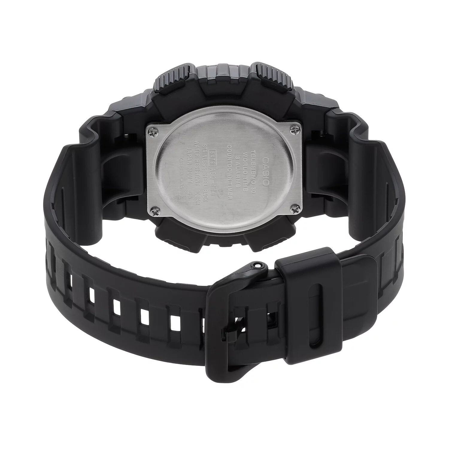 

Мужские аналогово-цифровые часы Telememo World Time — AEQ110W-1BV Casio