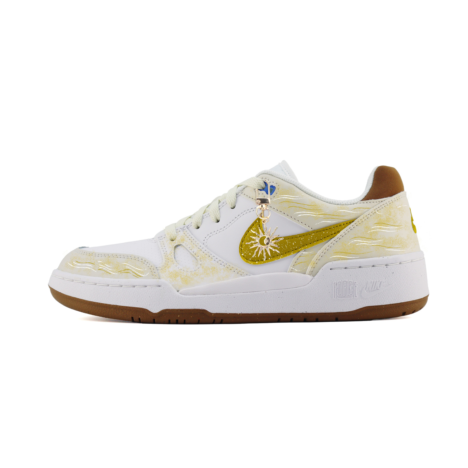 

Износостойкие низкие скейтбордные кроссовки Full Force Sun God, унисекс, золотистый цвет Nike, золото