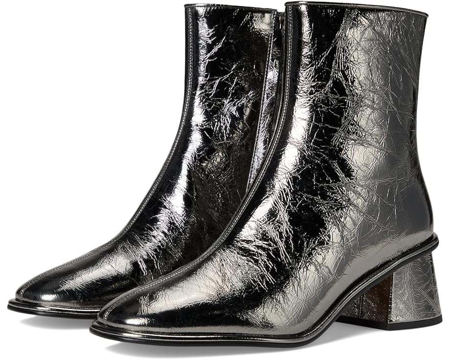 

Ботинки COACH Gigi Crinkle Metallic Bootie, цвет Anthracite