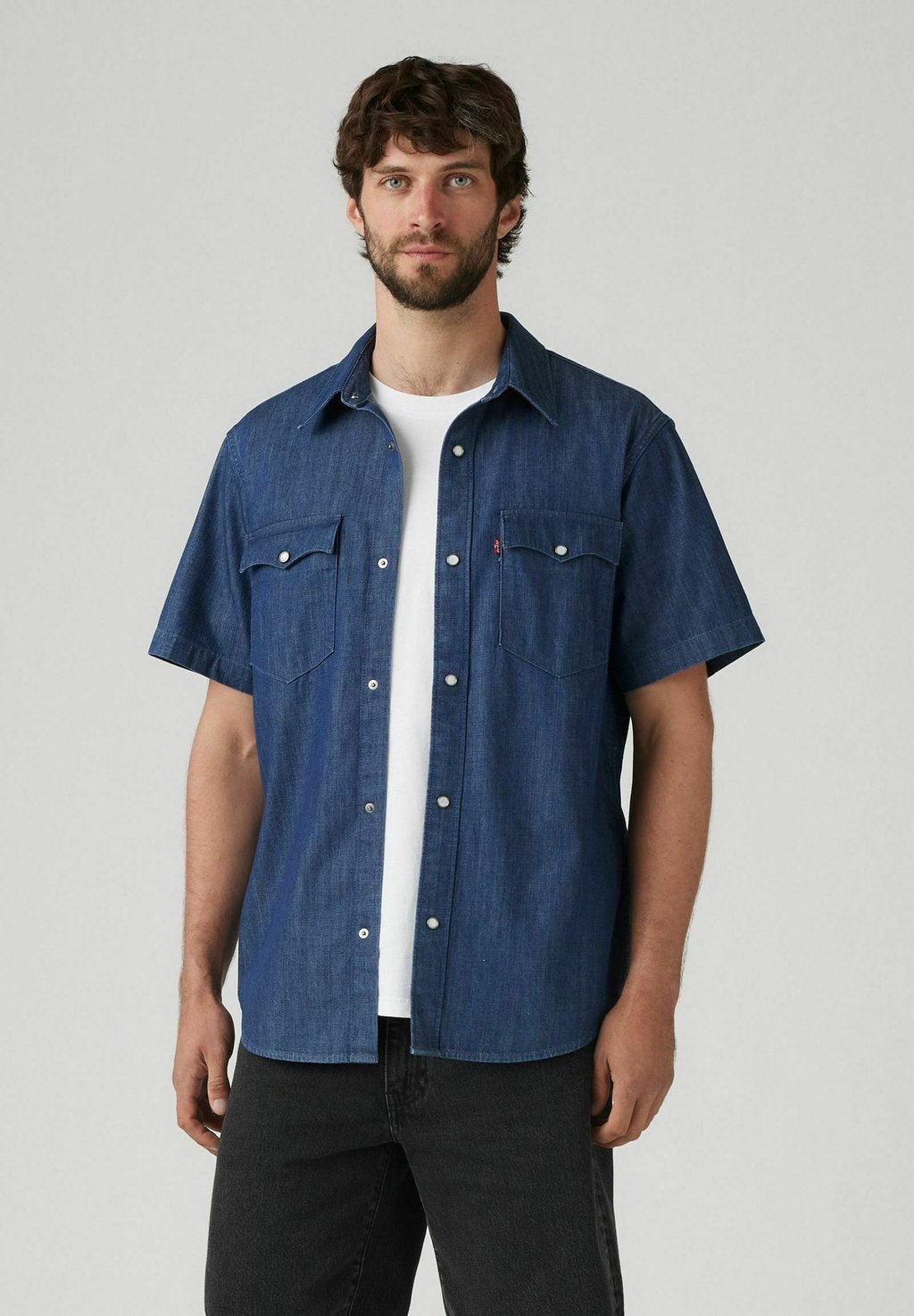 

Рубашка RELAXED FIT WESTERN Levi's, темно-синий