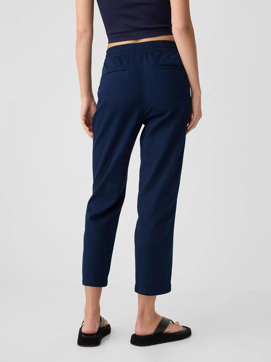 Женские брюки Gap Easy Straight Pull-on — фото 4