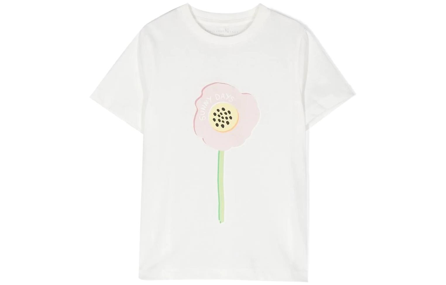 

Stella McCartney Футболка SS23 белая детская