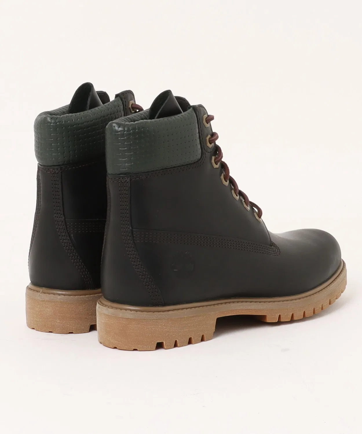 Ботинки Timberland 6 дюймов Premium из натуральной кожи, зеленые — фото 2