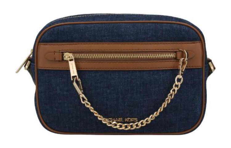 

Джинсовая сумка через плечо с кожаными вставками, женская MICHAEL KORS, Set (Bag+Dust Bag)