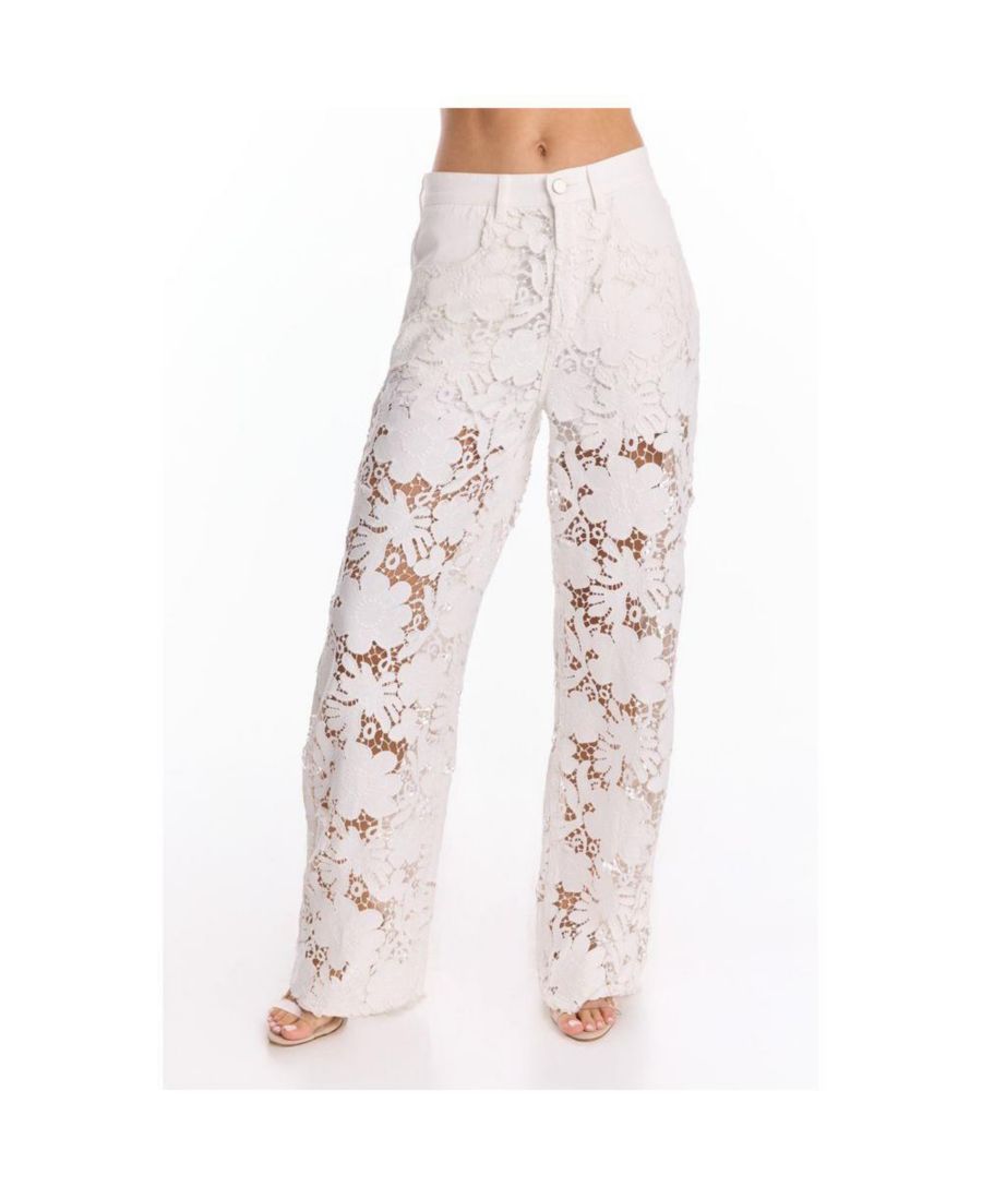 

Женские джинсы Celeste с высокой посадкой - белые The Noli Shop, White