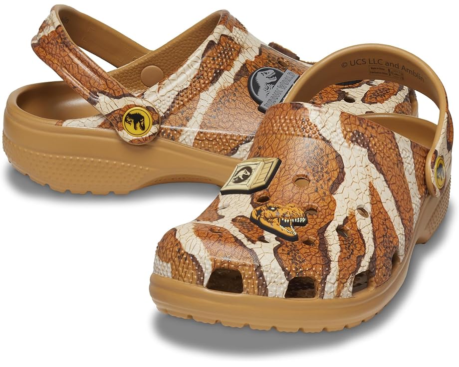 

Сабо Crocs Kids Jurassic World Classic Clog, песочный