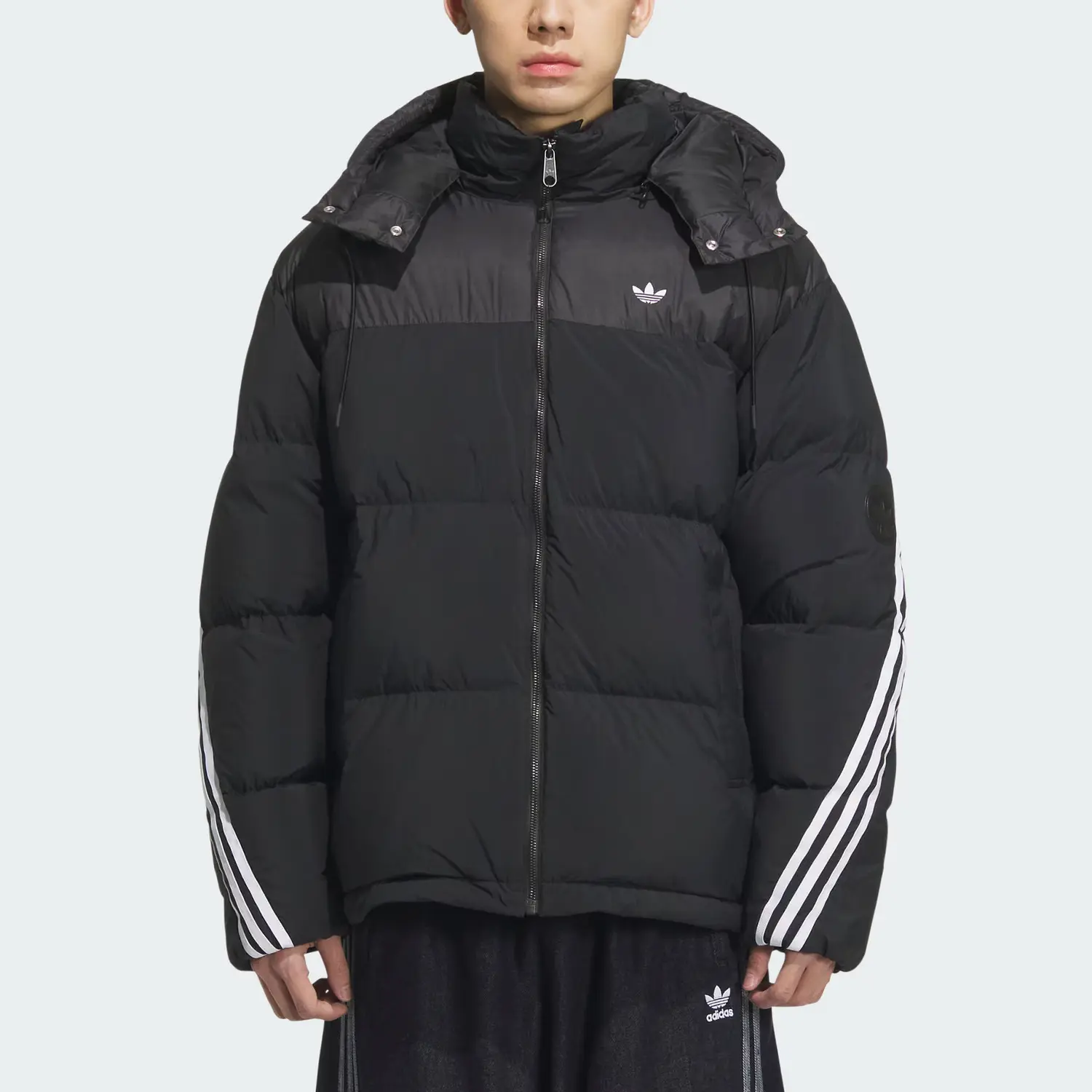 Пуховик FW25 мужской Adidas Originals, черный — фото 3