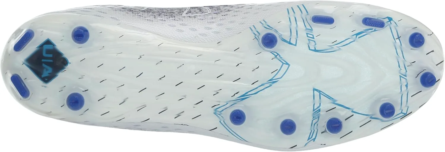 Футбольные бутсы Under Armour Men's Spotlight Lux Mc 2.0, темно-синий/белый — фото 4