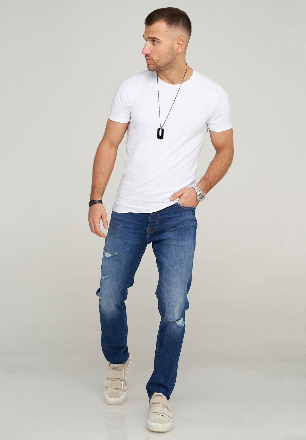 

Джинсы Jack & Jones Slim Fit JJITIM JJARIS, цвет Dark Blue Denim