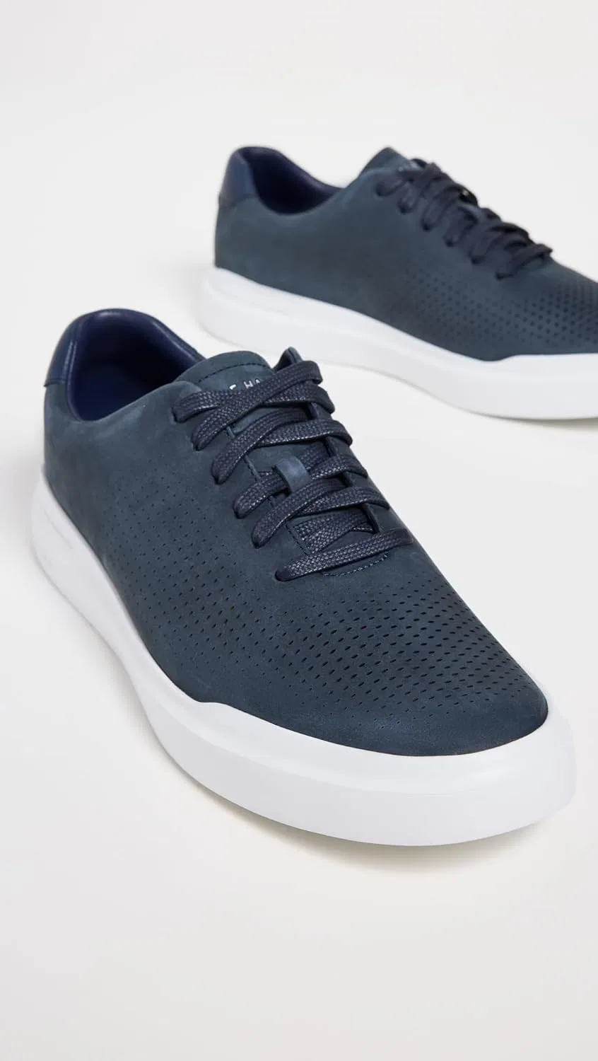 Мужские кроссовки Cole Haan Grandpro Rally Lazer Cut, 2-Navy Nubuck — фото 4