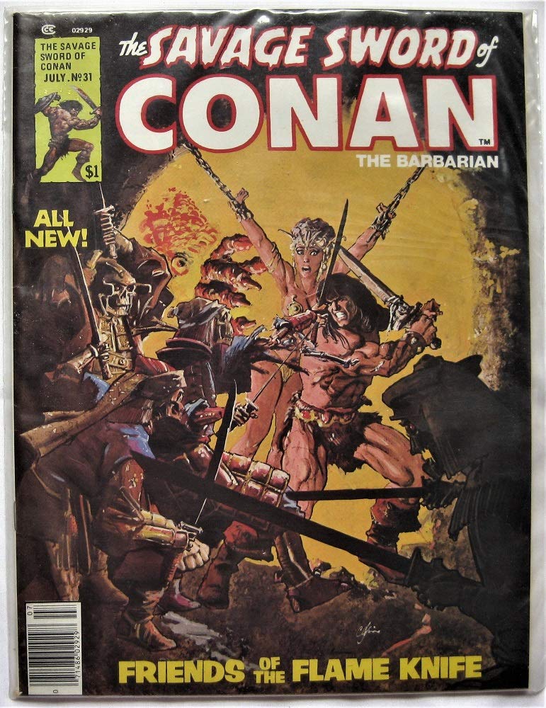 

Savage Sword of Conan Vol 1 Number 31 Flame Knife (Marvel)