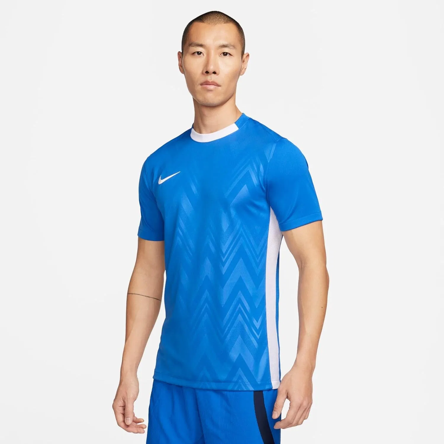 Футболка Dri-FIT Nike, мужская, Royal Blue/White/White — фото 4