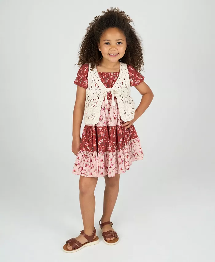 

Платье-пэчворк для малышек и девочек Rare Editions