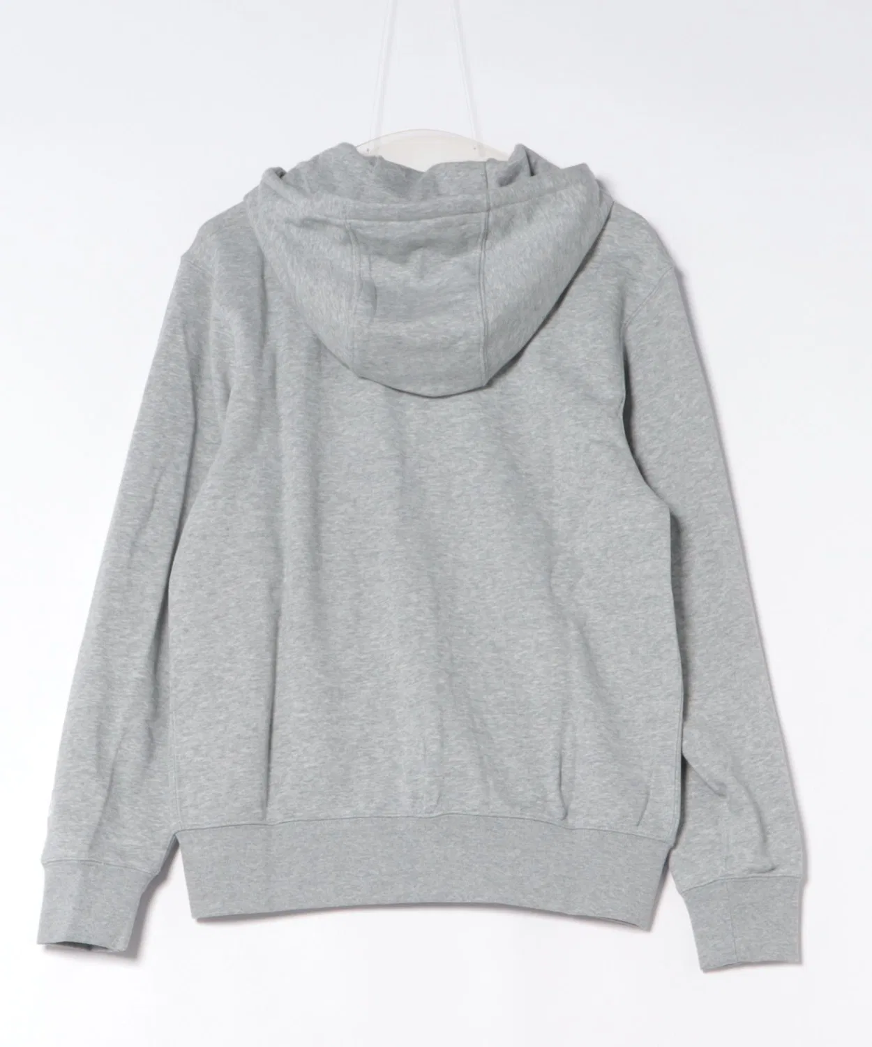 Толстовка Nike Club Fleece полная застёжка серая — фото 2
