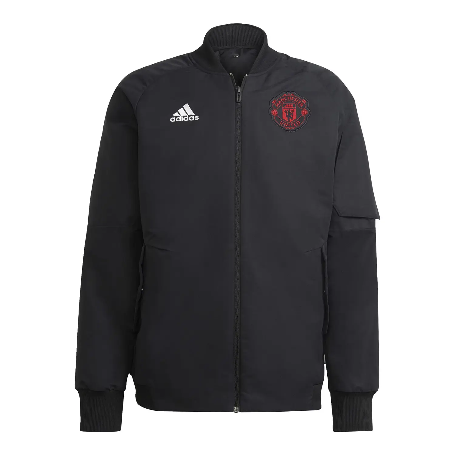 

Adidas Куртка Manchester United 22/23 Travel для мужчин, черный
