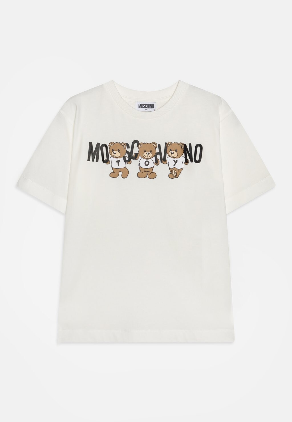 

Футболка с принтом Maxi Unisex MOSCHINO, кремовый