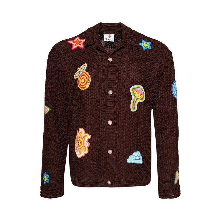 

Рубашка Casablanca Motif Crochet Shirt, Brown