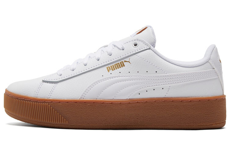 Кроссовки Puma Vikky Skate Female 384643-03, белый/коричневый