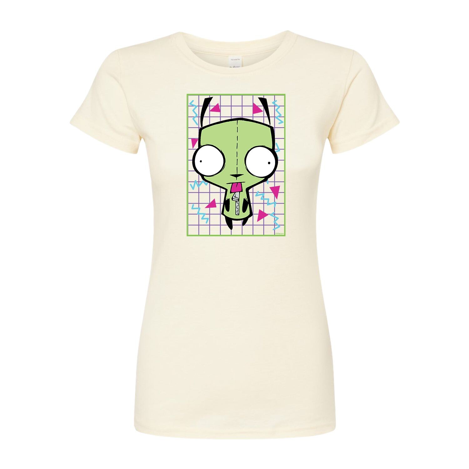 

Облегающая футболка Invader Zim Gir для юниоров Licensed Character, бежевый