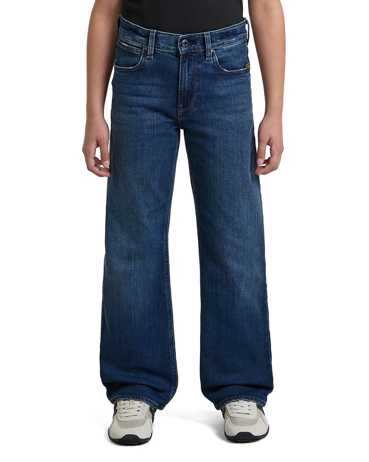 Джинсы G-Star Regular Jeans Boys Lenney Bootcut 2.0 Jeans синего цвета — фото 2