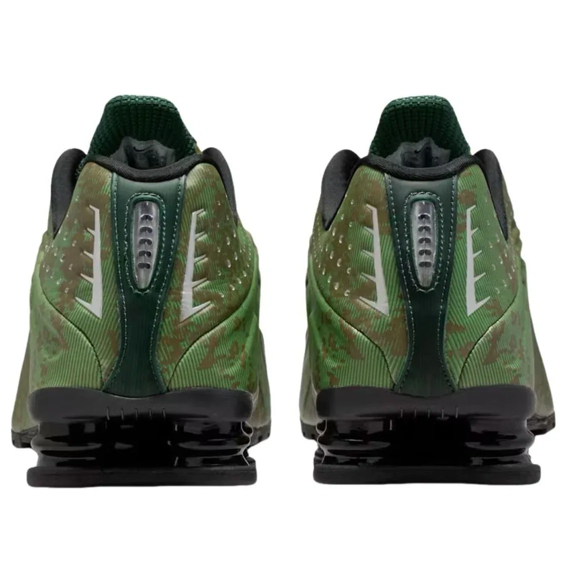 Кроссовки Nike Shox R4 'Noble Green Team Kelly Green' IQ0636-300, зеленый — фото 4