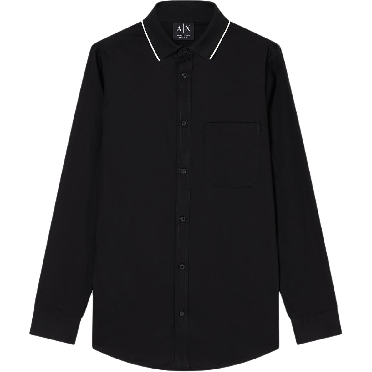 

AE FW25 Рубашка мужская ARMANI EXCHANGE, черный