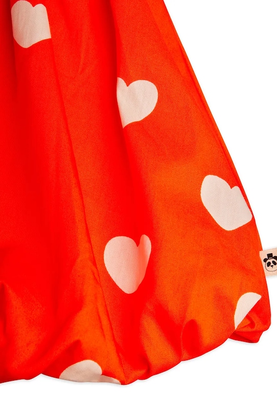 Детская хлопковая юбка Hearts Mini Rodini, оранжевый — фото 4