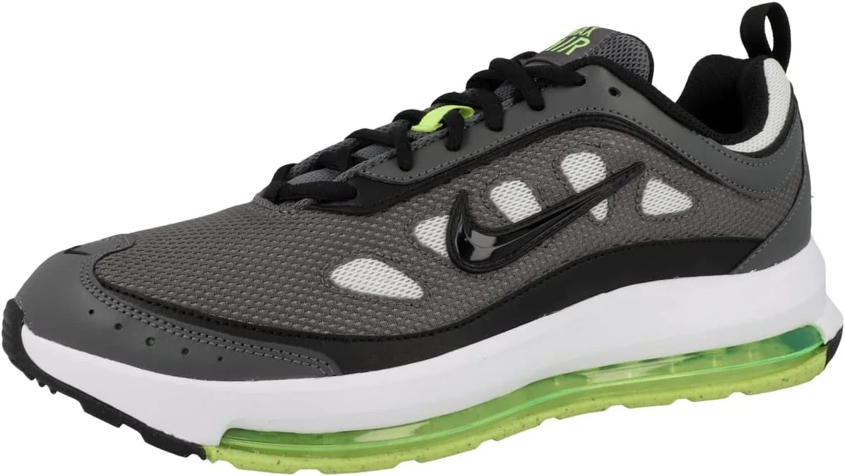 Мужские беговые кроссовки Nike Air Max, белый/черный/серый — фото 4