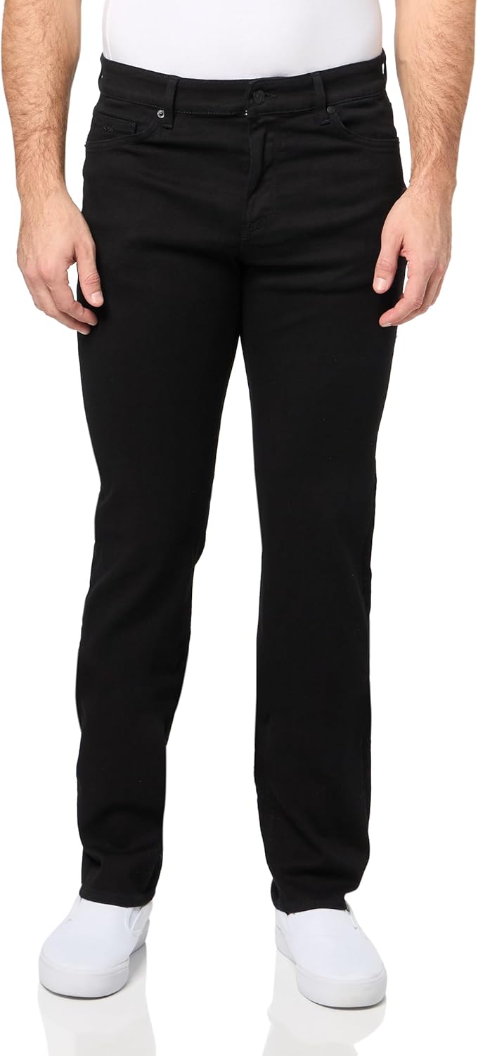 

BOSS Мужские джинсы Maine Regular Fit Stretch, Black Midnight
