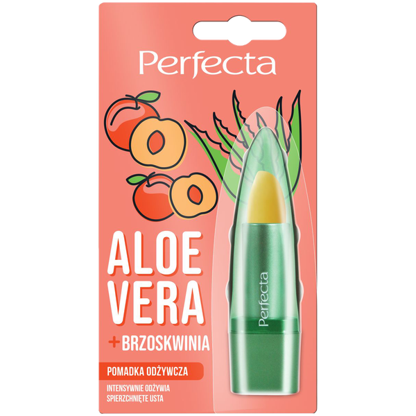 

Питательная помада с алоэ и персиком, 5 г Perfecta Aloe vera