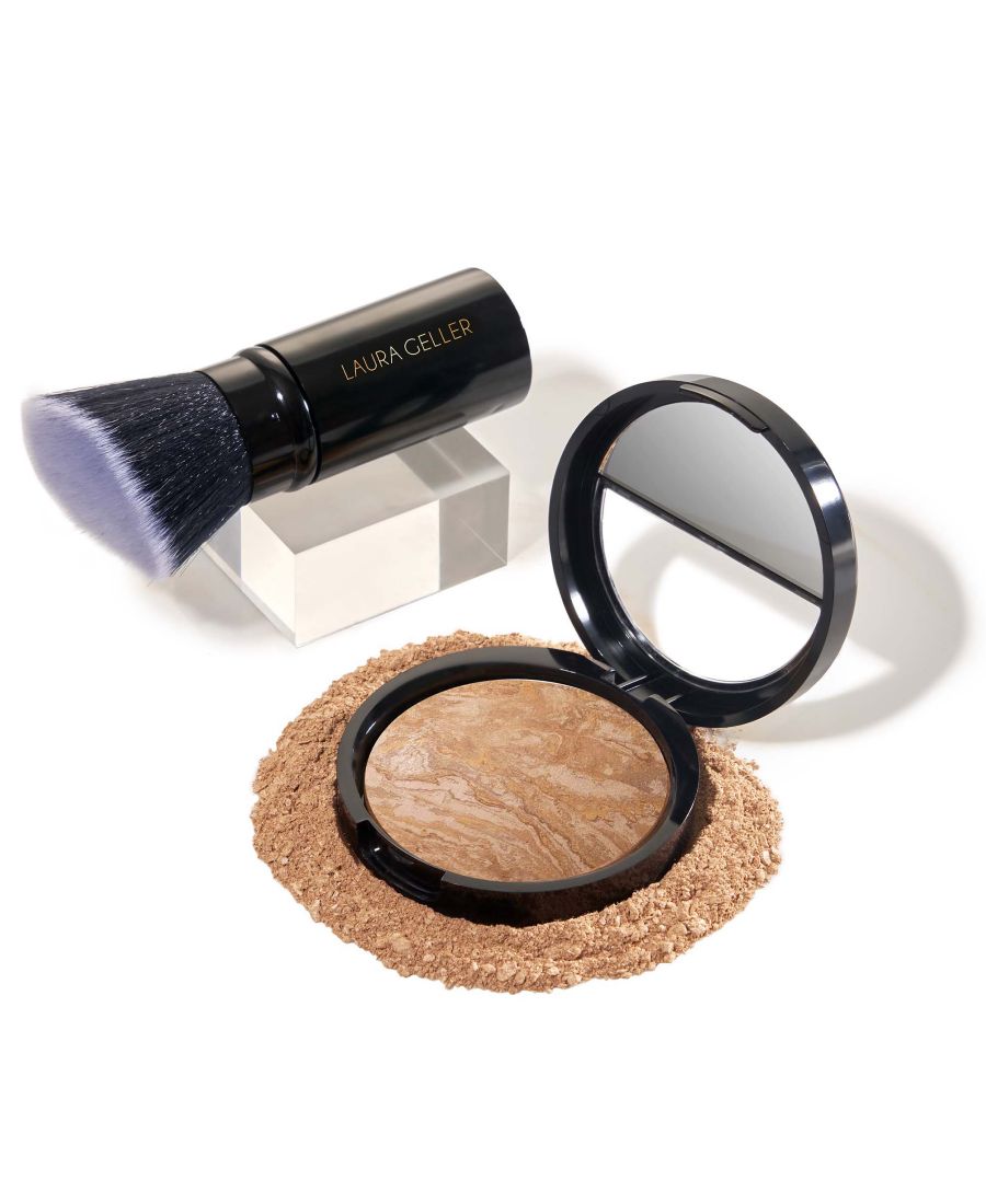 

Набор из 2 запеченных тональных средств Balance-N-Brighten Basics Laura Geller Beauty, цвет medium