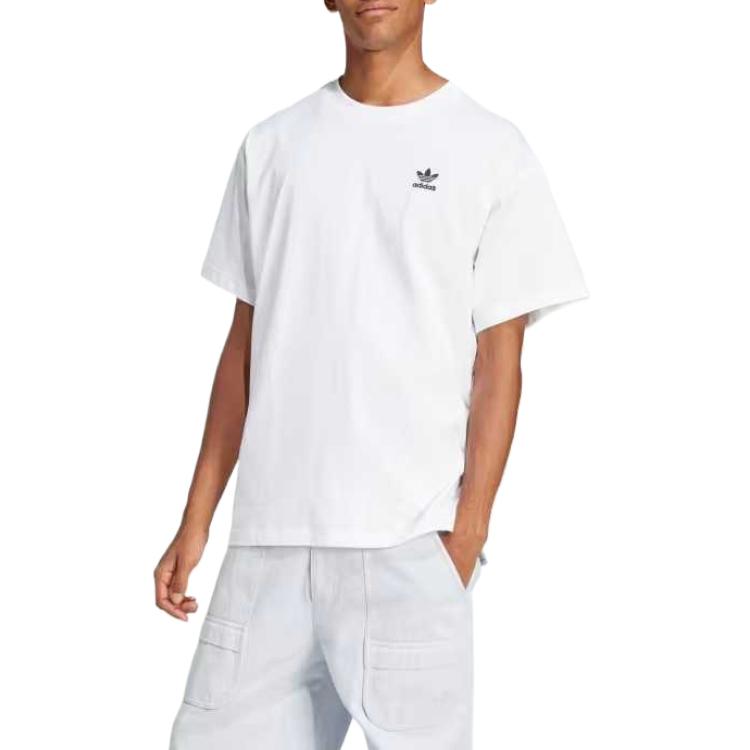 Футболка Adidas Small logo Cotton Adidas Originals, белый — фото 2