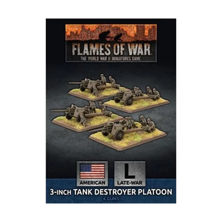 

Взвод 3-дюймовых истребителей танков, Flames of War - WWII - United States - Artillery, AA, AT and AFV's (4th Edition)