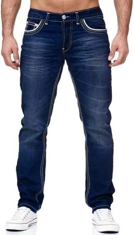 Джинсы, Slim Fit, Deep Blue — фото 2