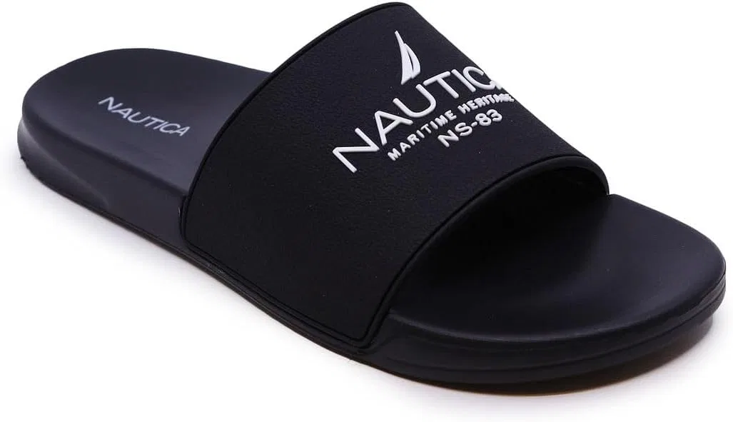 Сандалии открытые мужские Nautica, черно-белые