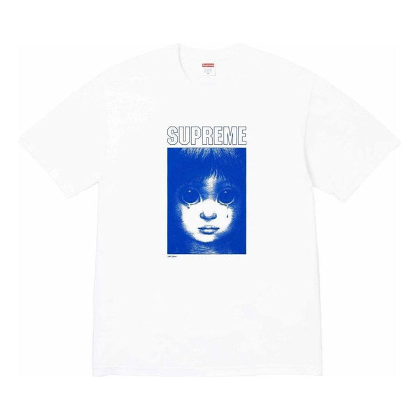 

Футболка x margaret keane t-shirt 'white blue' Supreme, белый