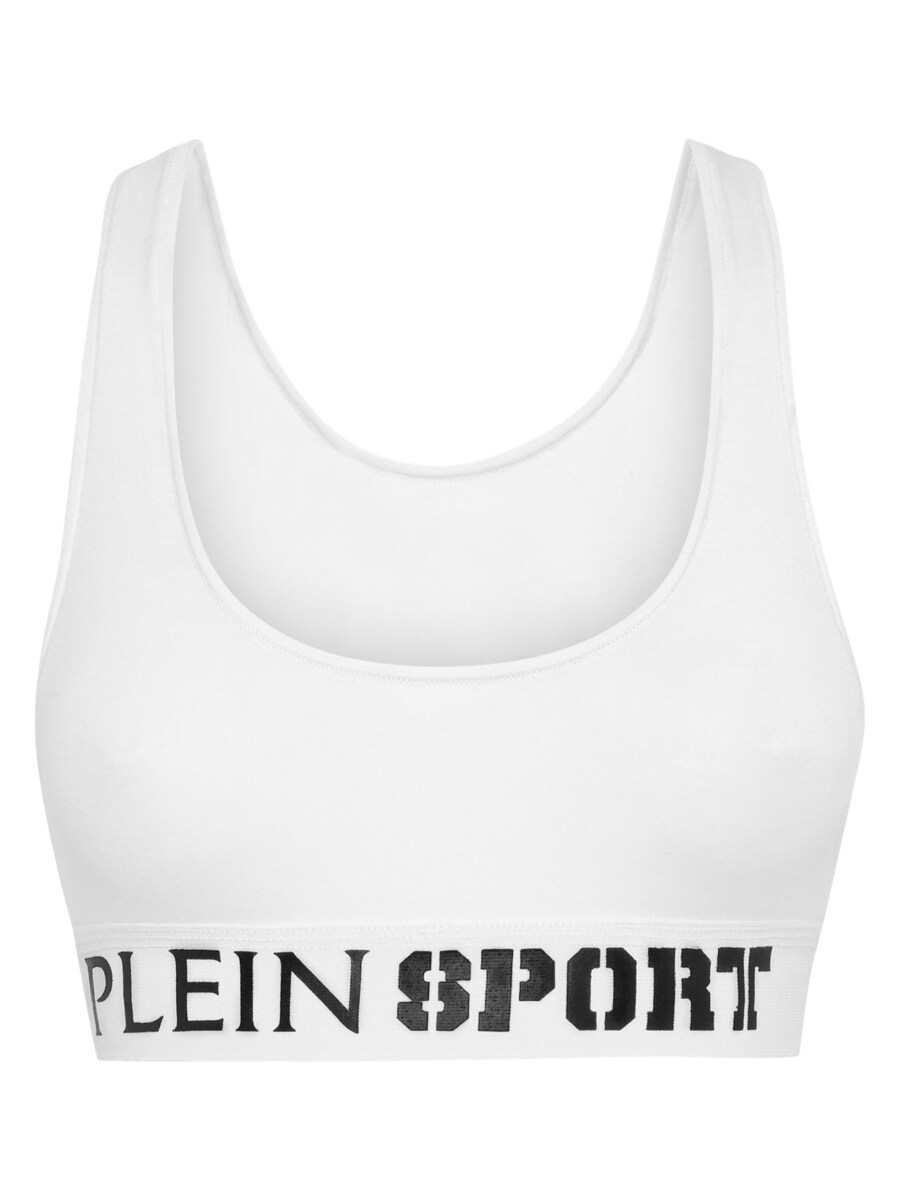 

Спортивный бюстгальтер-бралетт Plein Sport Statement, белый