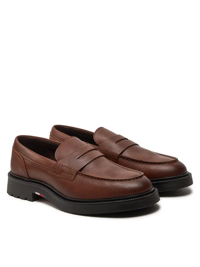 Tommy Hilfiger Удобные лоферы Lwt Lth FM0FM05089, коричневые — фото 2