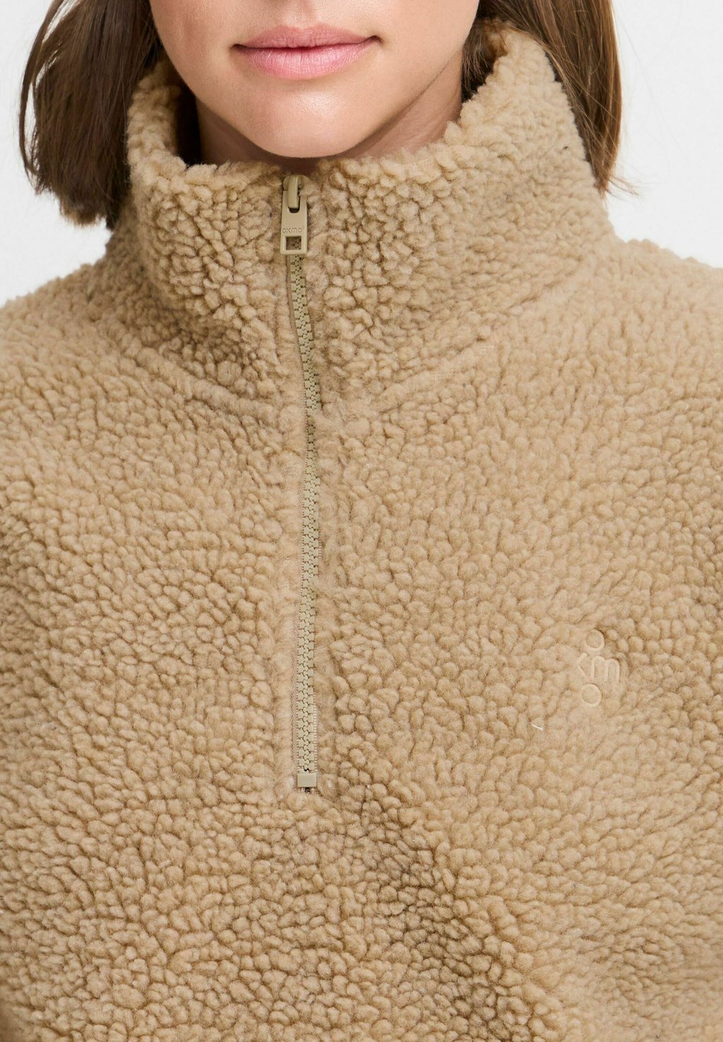 

Флисовый джемпер OXTOLIRONE TEDDY Oxmo, бежевый