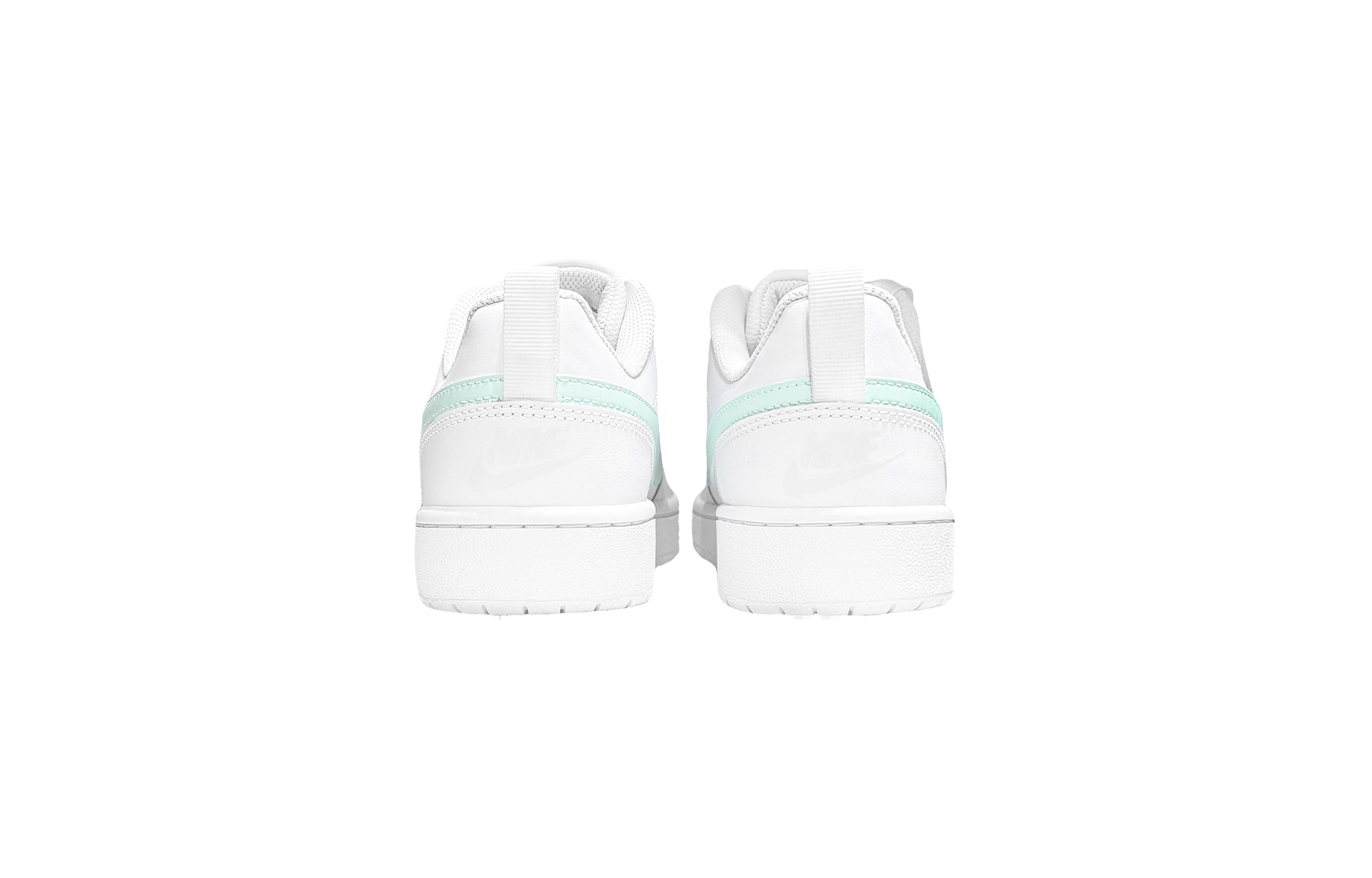 Детские кроссовки для скейтбординга Court Borough Low 2 с низким верхом для подростков Nike, белый — фото 4