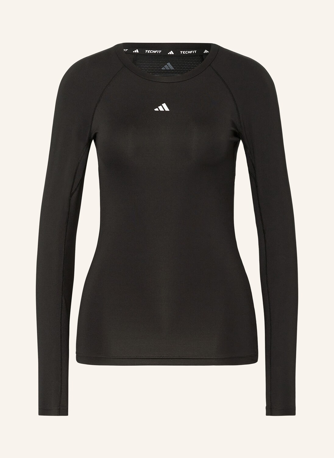 

Лонгслив техфит adidas, черный