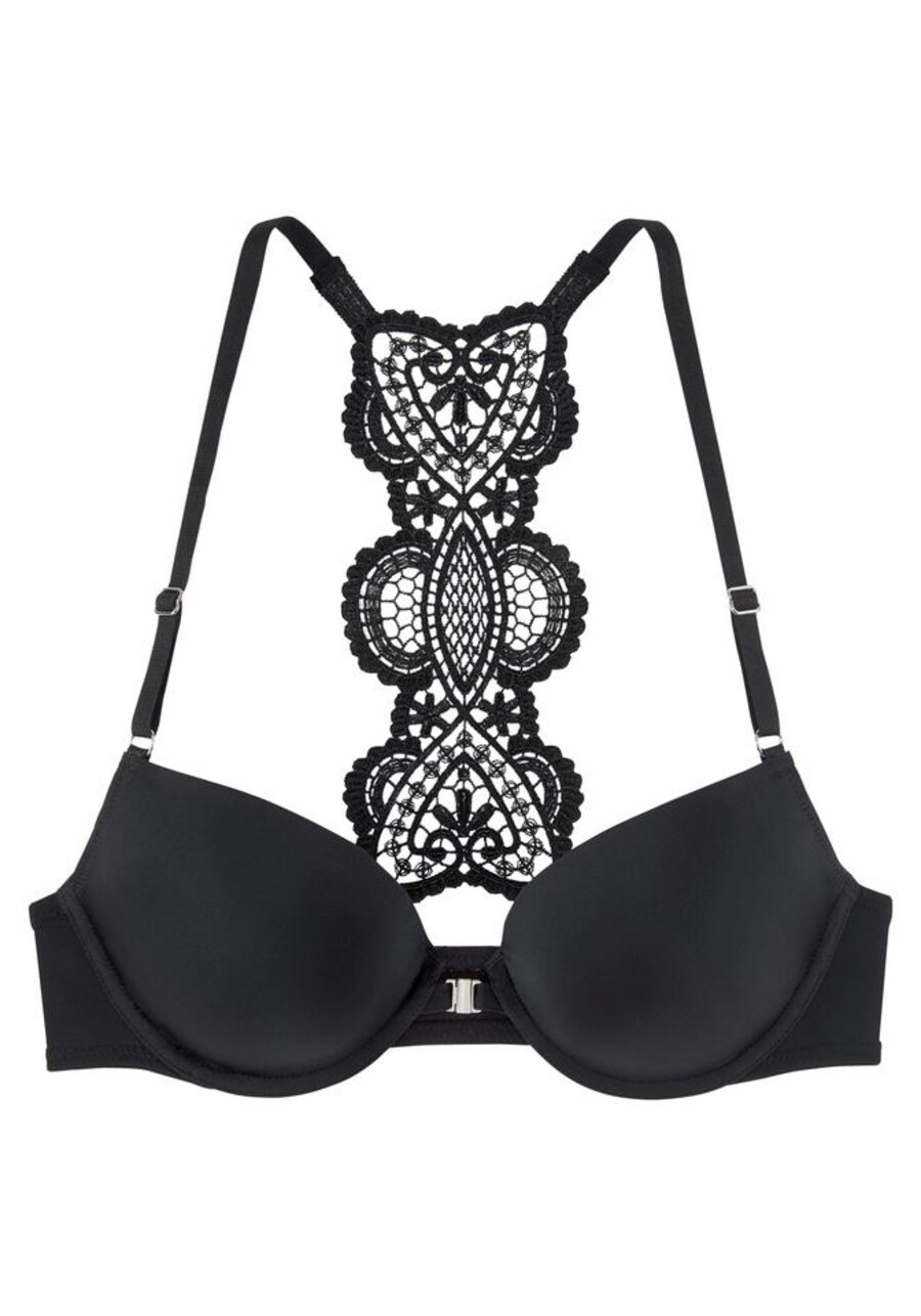 

Бюстгальтер на косточках LASCANA Push-up Bra, черный