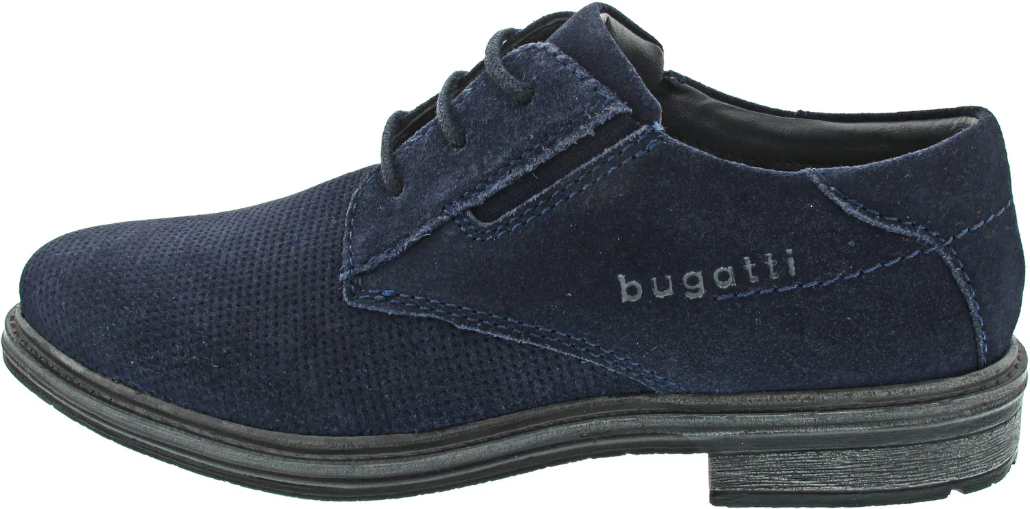 Туфли на шнуровке из велюра, Ruggiero Comfort Evo, синий