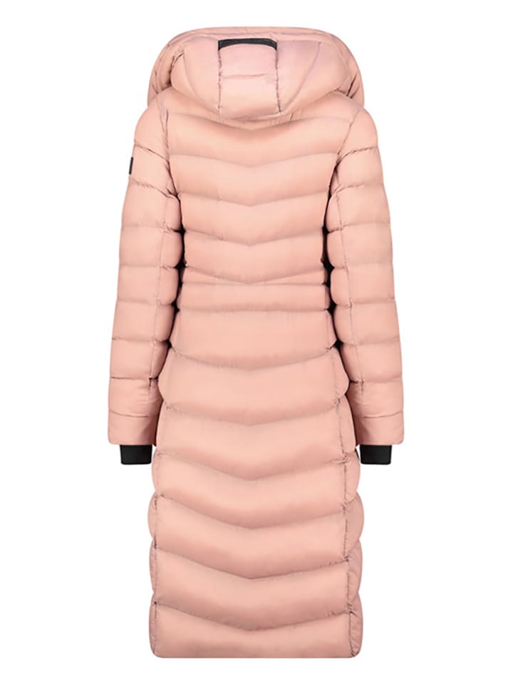 Стеганое пальто Беранжере розового цвета Geographical Norway — фото 2