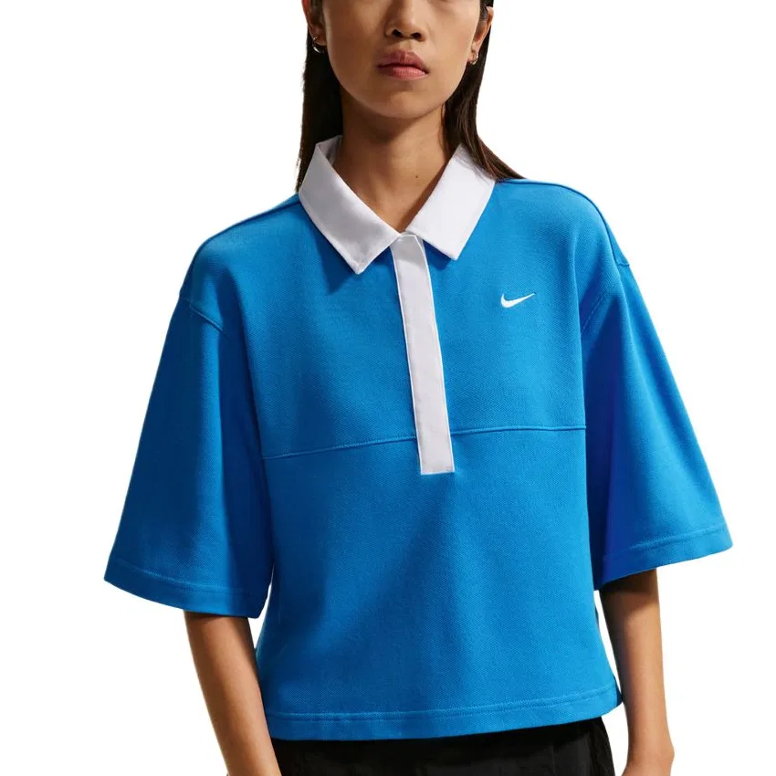Поло Nike Street Essential с коротким рукавом синее